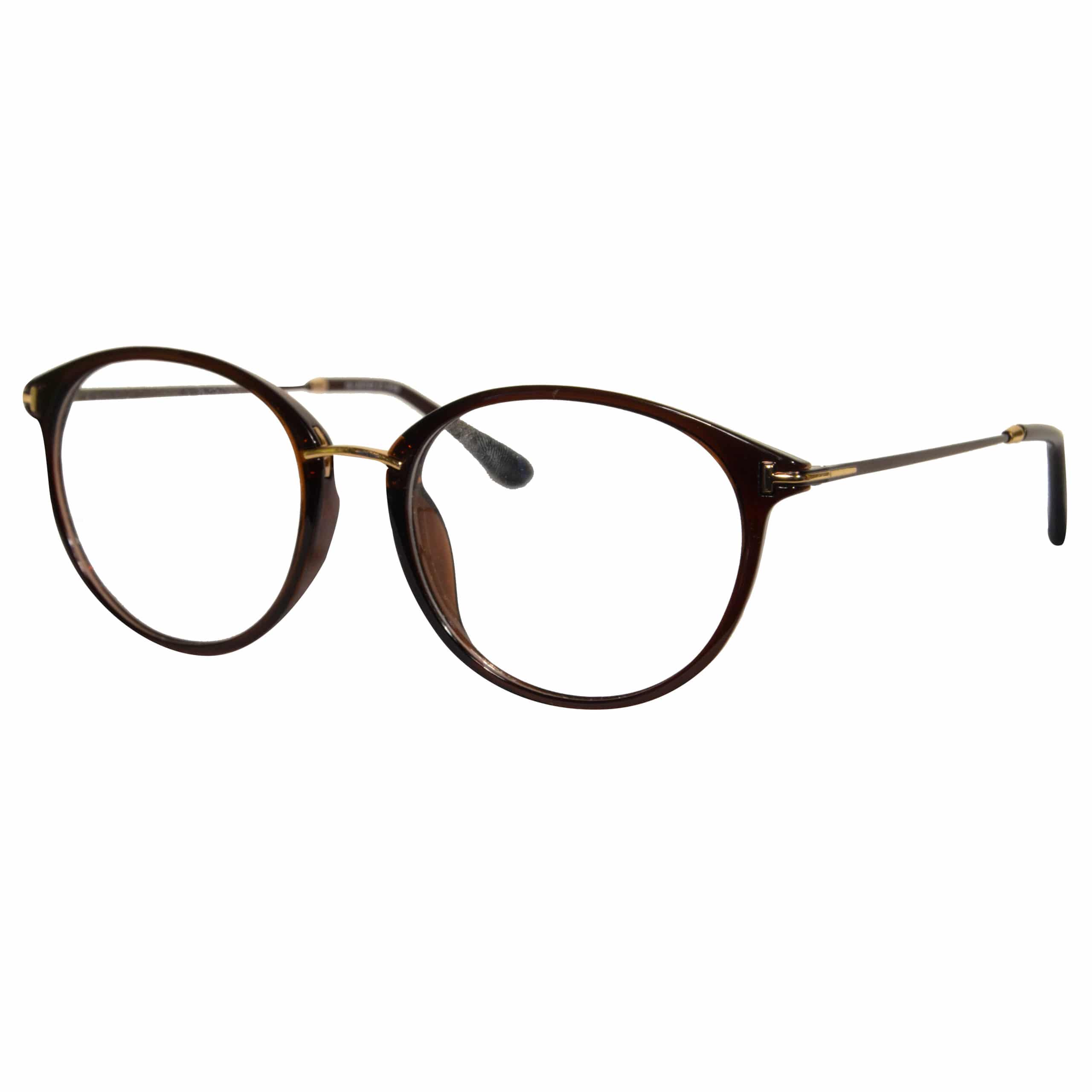 Lunettes de vue C3 8216 52-14-140 femme - Marron – Image 1
