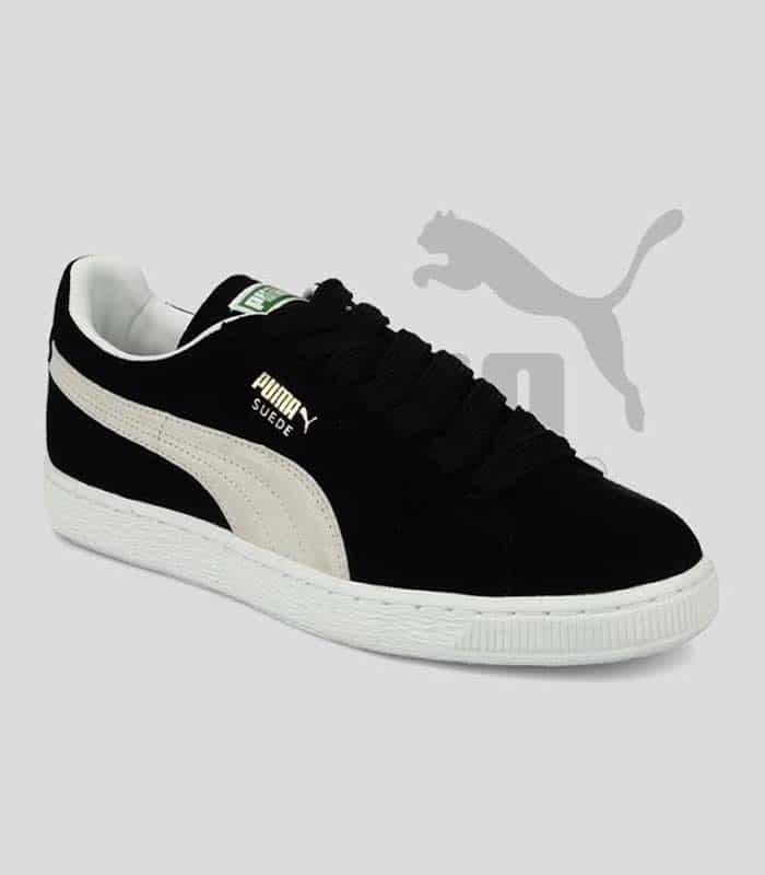 puma suede noir et blanche