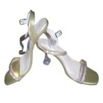 Sandales à Talons à brides - Jaune/Or