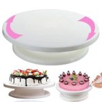 Plateau tournant rotatif à 360° - Support de gâteau (28 Cm)