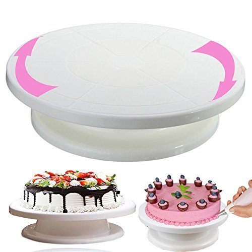 Assiette à gâteau support à gâteau rotatif plateau tournant à gâteau 66  pièces