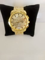 Complet Montre Homme+ bracelet - Doré et Blanc ( coffret offert) – Image 3