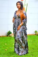 Robe longue en Tissu – Image 3