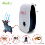 Dispositif répulsif antiparasitaire électronique, 1 pièce, dispositif répulsif ultrasonique anti-insectes Rats araignées tueur de moustiques pour jardin maison