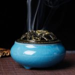 Brûleur d'encens en céramique Palo, porte-encens en céramique créatif, Vintage