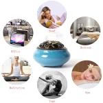 Brûleur d'encens en céramique Palo, porte-encens en céramique créatif, Vintage – Image 6