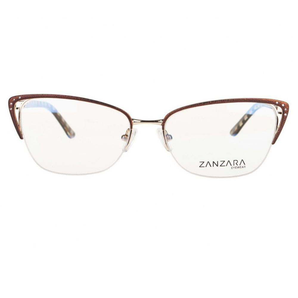 Lunettes de vue Z1843 C1 53-18-138 femme - Or/Marron – Image 1
