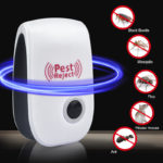 Dispositif répulsif antiparasitaire électronique, 1 pièce, dispositif répulsif ultrasonique anti-insectes Rats araignées tueur de moustiques pour jardin maison – Image 5