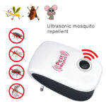 Dispositif répulsif antiparasitaire électronique, 1 pièce, dispositif répulsif ultrasonique anti-insectes Rats araignées tueur de moustiques pour jardin maison – Image 3