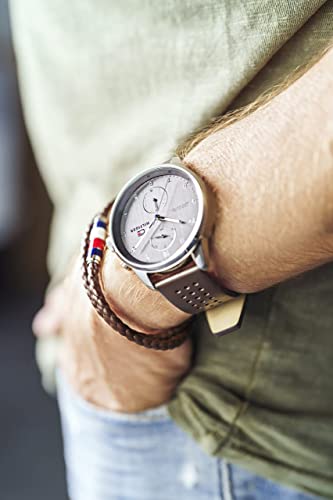 Tommy Hilfiger Chase Montre à quartz pour homme avec affichage analogique et bracelet en cuir – Image 5