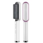 Brosse à lisser les cheveux électrique avec peigne intégré – Image 3
