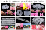 Lot De 50 Attaches Pour Ballons Gonflables