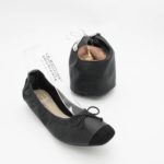 Ballerines plates pour femme - Noir