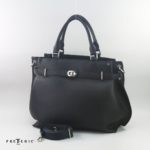 Sac à main en cuir avec bandoulière - Frédéric T -  Noir – Image 2