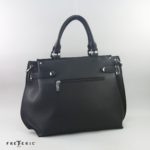 Sac à main en cuir avec bandoulière - Frédéric T -  Noir – Image 3