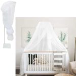 Moustiquaire avec support de lit bébé et enfant