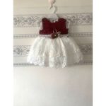 Robe Pour Bébé Rouge Beige