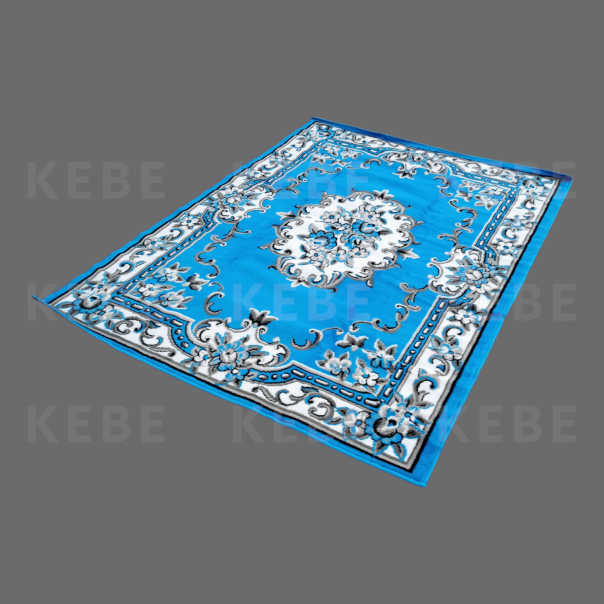 Tapis De Salon - 120 170 - Bleu – Image 1