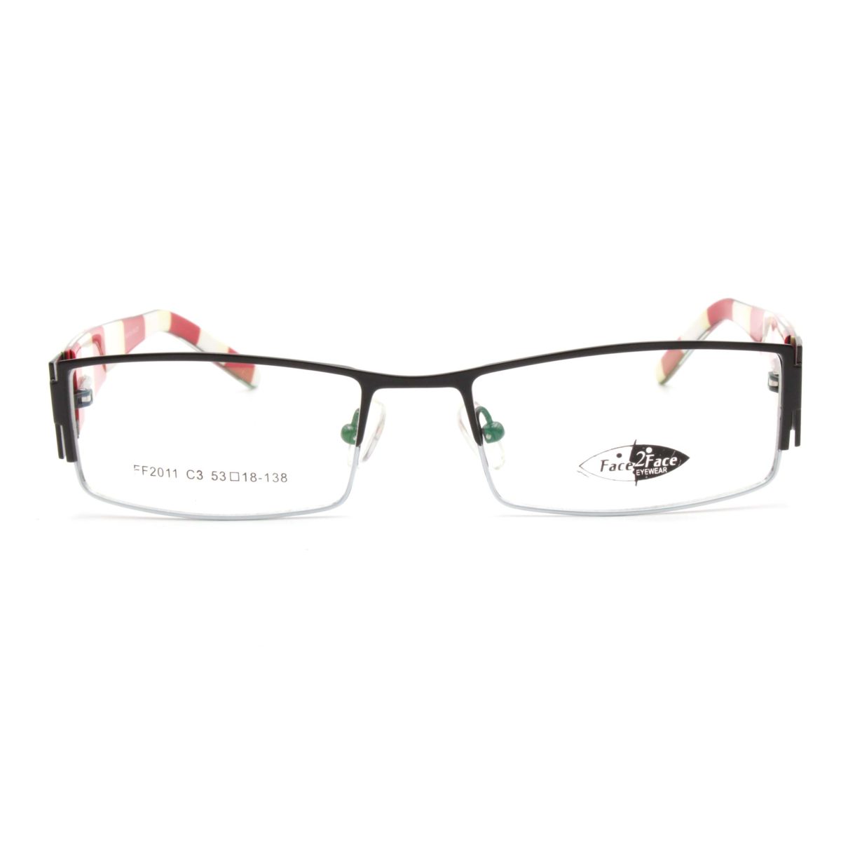 Lunettes de vue FF2011 C3 53-18-138 - Noir/Multicolore – Image 1
