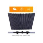 Protection solaire pour voiture, double couche pare-soleil,pliable,rétractable automatique,avant et arrière – Image 3