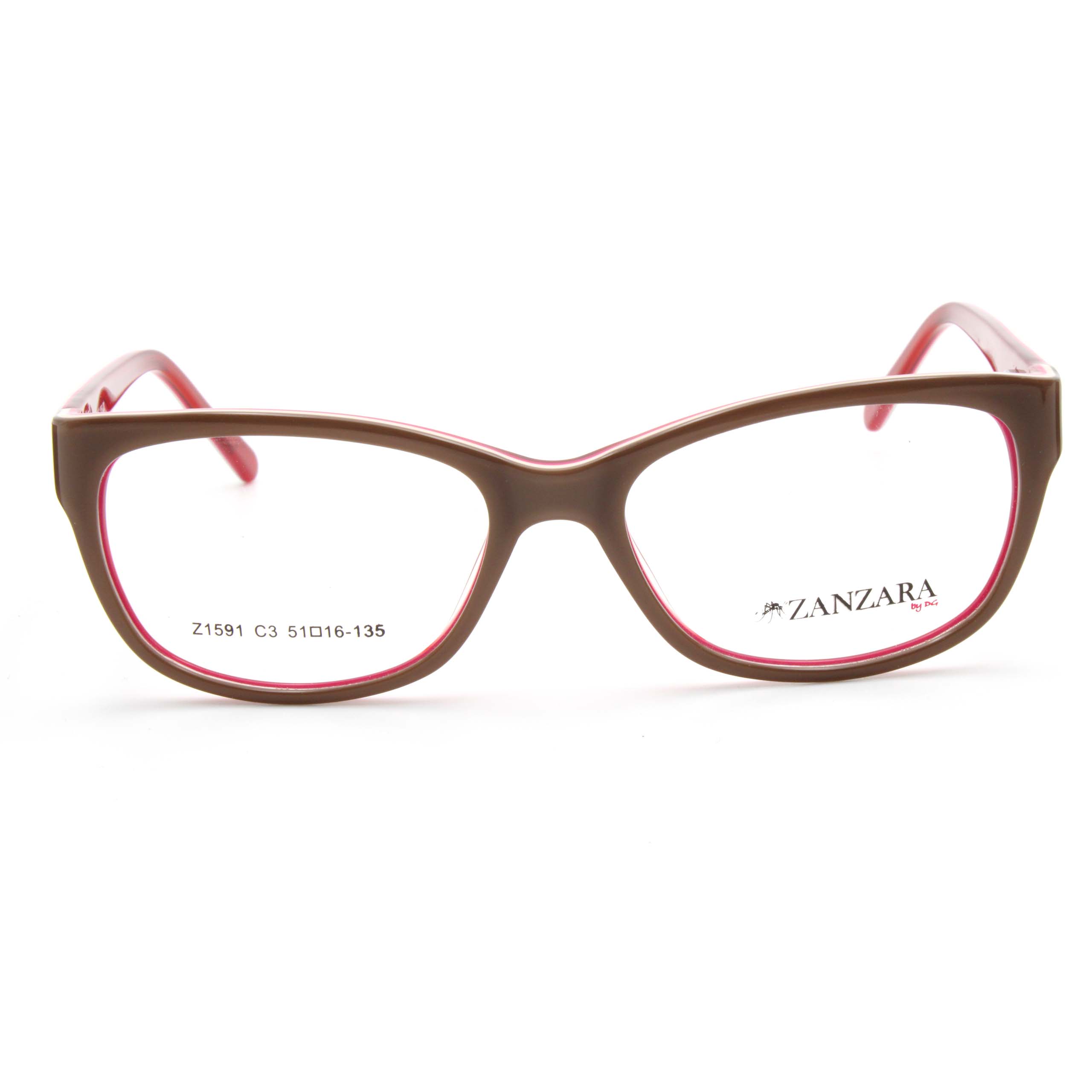 Lunettes De Vue Ovales Modern Lady - Monture Multicolore Titane/plastique - Neuf Avec étiquettes