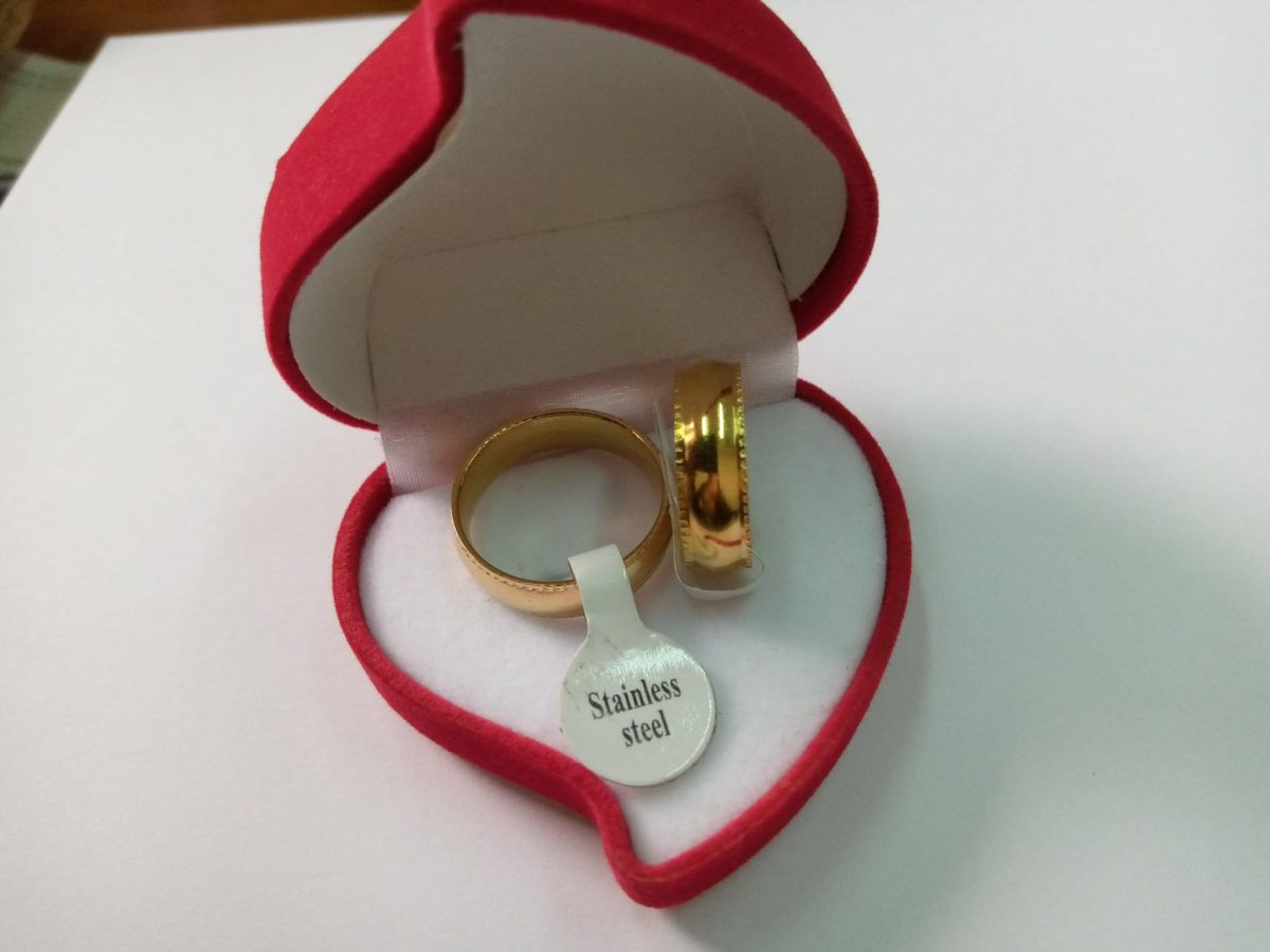 Bague de mariage en or plaqué – Image 1