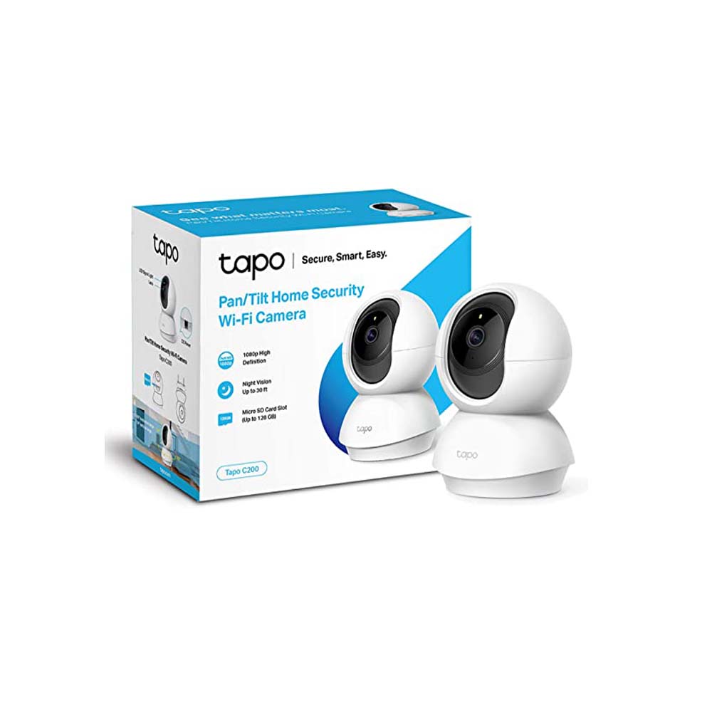 TP-Link Tapo Caméra Surveillance WiFi, Tapo camera IP 1080P avec Vision  Nocturne, Détection de Mouvement, Alarme sonore et lumineuse, Caméra Bébé  avec Audio…