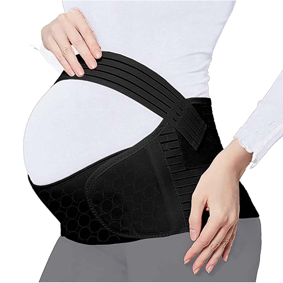 Doux respirant réglable maternité bump ceinture de protection