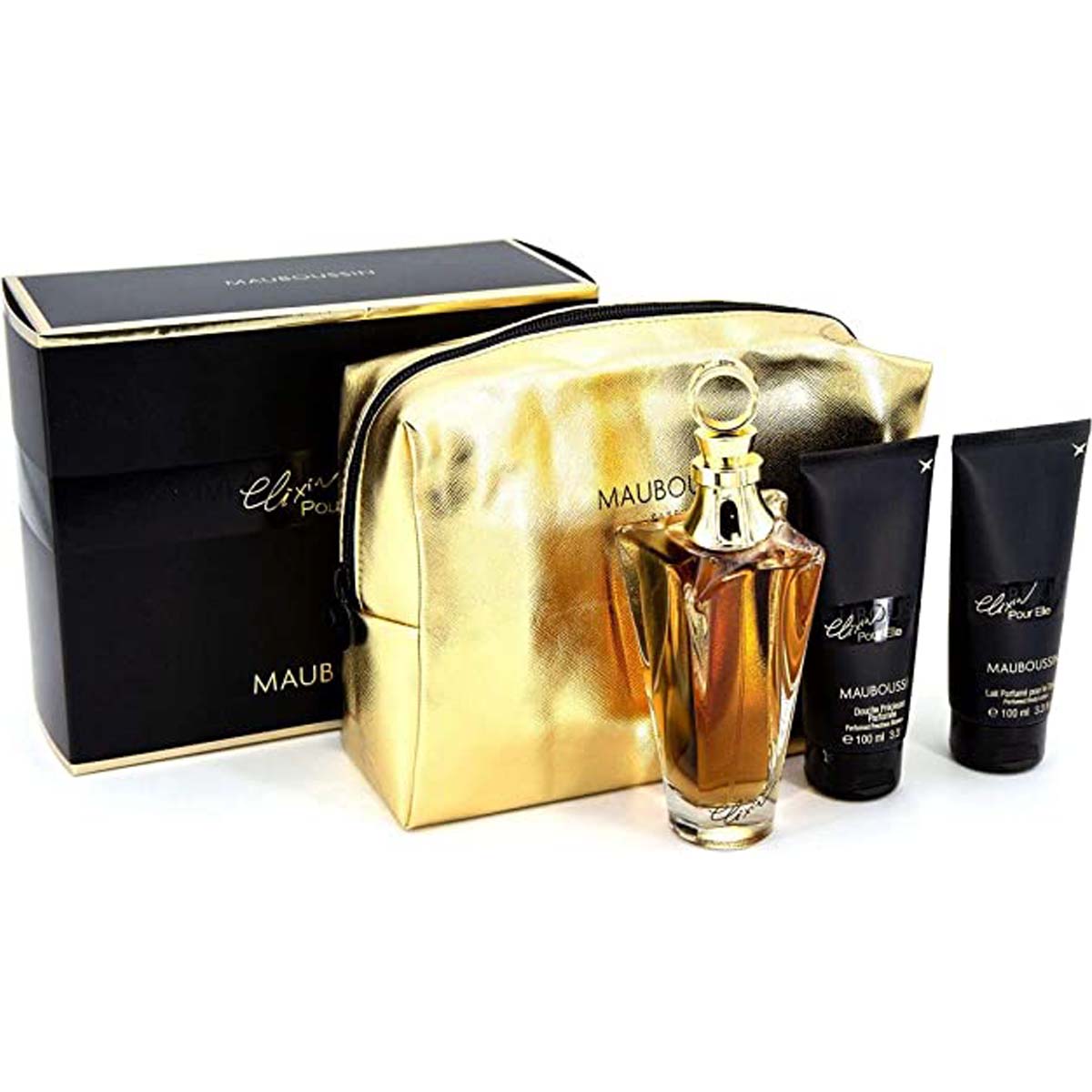 Coffret parfum elixir pour elle 4 pieces edp 100ml + edp 20ml + -  Degriffstock