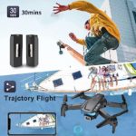 Mini Drone pliable avec caméra - 1080P HD FPV avec mallette de transport, 2 batteries – Image 7