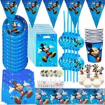 Kit 56 pièces d'anniversaire Mickey - 6 Enfants – Image 4
