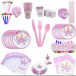 Kit de 56 pièces d'anniversaire Licorne - 6 Enfants – Image 3
