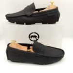Mocassins homme en simili cuir - Noir