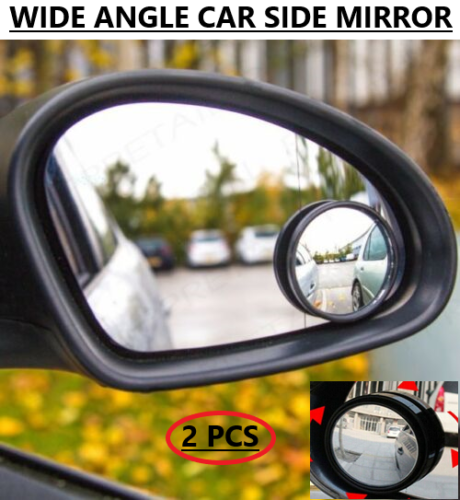 2 PCS Rotation à 360°Rétroviseurs Extérieur d'Angle Mort, HD Grand Angle  avec Auto