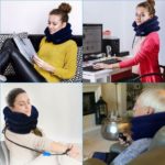 Dispositif de traction cervicale pour aider à l'étirement et le soutien du cou, l'alignement de la colonne vertébrale – Image 4