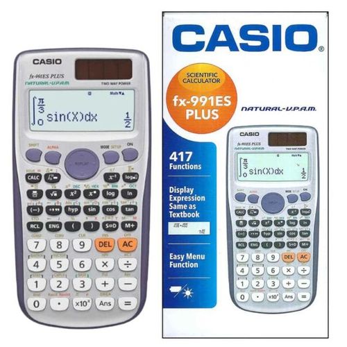 Calculatrice Scientifique Compatible Avec FC-991ES Plus-2ème Édition Avec 417 Fonctions Pour Fournitures De Rentrée Scolaire,Étudiants,Enseignants, Affaires,Bureau,Maison,Blanc
