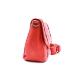 Sac à main à bandoulière en cuir Nina Marvin - Rouge – Image 4
