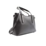 Sac à main tendance en bandoulière cuir -  Noir – Image 2