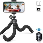 Mini Trépied Flexible et Portable avec Clip télécommandé pour téléphone et appareil photo