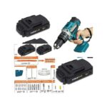 Perceuse Visseuse Sans Fil 24V Avec 2 Batteries + 24 Accessoires