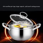 Casserole à Soupe antiadhésive en Acier Inoxydable à Double poigné – Image 5