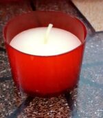 Bougies d'Église - Veilleuses Rouges - 6h (Lot de 3) – Image 2