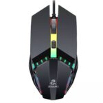 Jeqang Souris Filaire Optique USB Gaming Mouse Effet Lumineuse RGB E-sport Pour Ordinateur