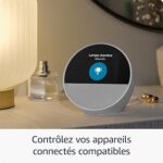 Nouvel Amazon Echo Spot (modèle 2024) | Réveil connecté avec un son de qualité et Alexa | Noir – Image 3