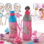 Gourde scolaire isotherme 470ml de qualité - Rose – Image 2