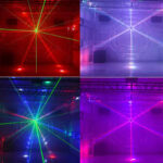 Projecteur Lumière mobile à 16 yeux LED champignon faisceau pointu tête mobile 4 en 1 – Image 5