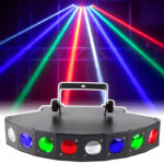 Projecteur lumière 8 yeux Led faisceau lumineux RGBW 4 en 1