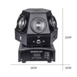 Projecteur Lumière mobile à 16 yeux LED champignon faisceau pointu tête mobile 4 en 1 – Image 4