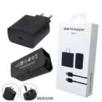 Chargeur adaptateur type C 45W compatible Samsung Galaxy/Galaxy TAB -blanc – Image 2