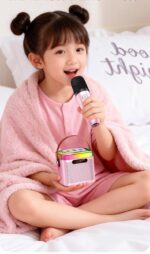 Pack Karaoké Portable MOGOLALA – Enceinte Bluetooth LED sans fil & 2 Microphones Sans Fil – Image 4